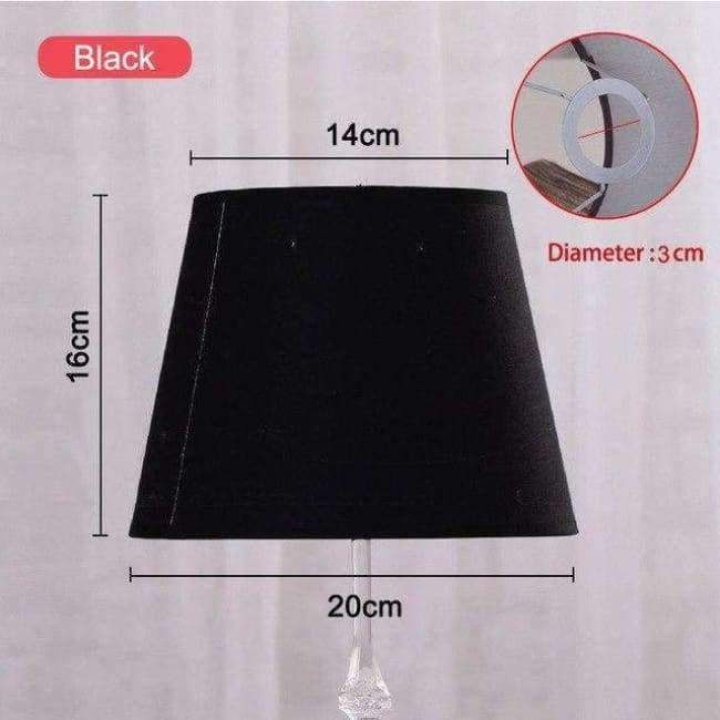 Planet+Gates+Black+7+Colors+Fabric+Lamp+Shades+Art+Deco+Solid+Lampshade+Modern+Light+Shade+for+Wall+Lamp+Table+Lamp+Home+Decoration+14*20*16cm