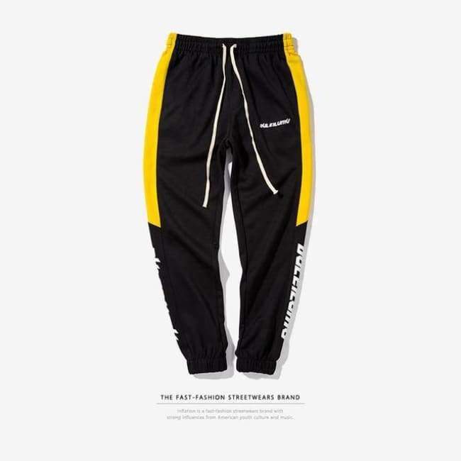 Planet+Gates+black+/+L+INFLATION+2018+New+Autumn+Mens+Sweatswear+Pants+Printing+Side+Stripe+Pockets+Men+Vintage+Sweatpants+353W17