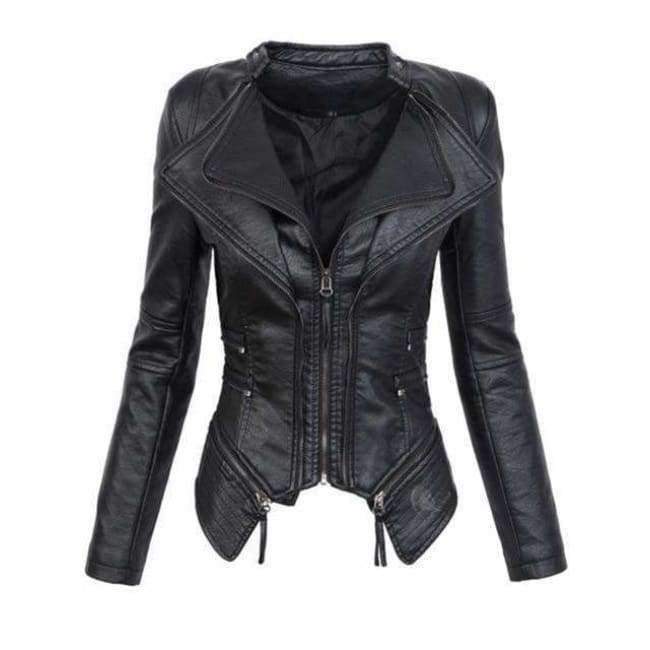 Planet+Gates+black+/+M+Gothic++faux+leather+PU+Jacket+Women+Winter+Autumn+Fashion+Motorcycle+Jacket+Black+faux+leather+coats++Outerwear+2018+Coat+HOT