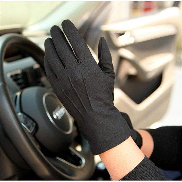 Planet+Gates+Black+/+M+Summer+Sun+Protection+Gloves+Male+Thin+Breathable+Anti-Slip+Driving+Gloves+Anti-UV+Full+Fingers+Man+Mittens+SZ105W1