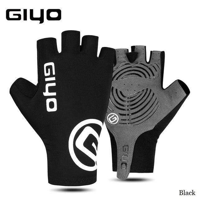 Planet+Gates+Black+/+S+Breaking+Wind+Cycling+Half+Finger+Gloves+Anti-slip+Bicycle+Lycra+Fabric+Mittens+MTB+Gloves+Racing+Road+Bike+Glove