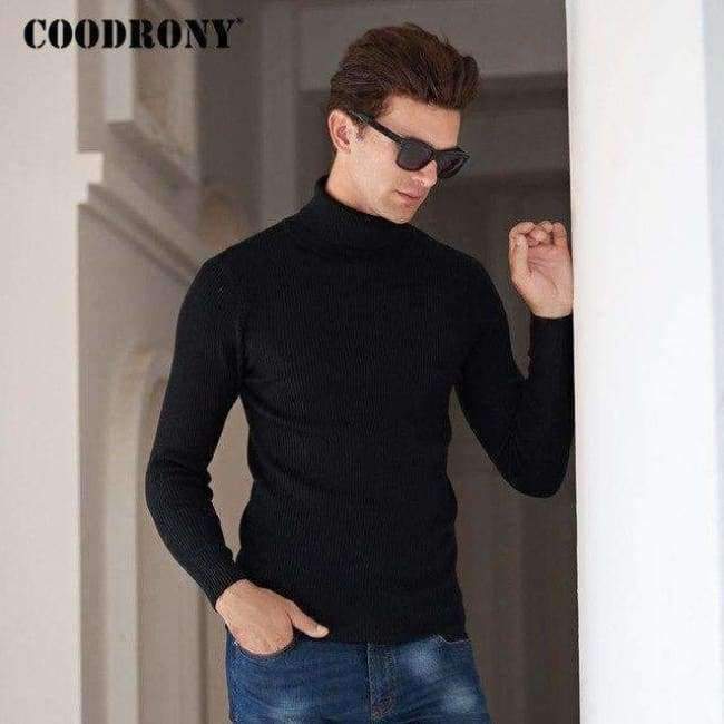 Planet+Gates+Black+/+S+COODRONY+Thick+Warm+Turtleneck+Pullover+Men+Winter+Christmas+Sweater+Men+Solid+Color+Wool+Pull+Homme+Soft+Cashmere+Sweaters+8202