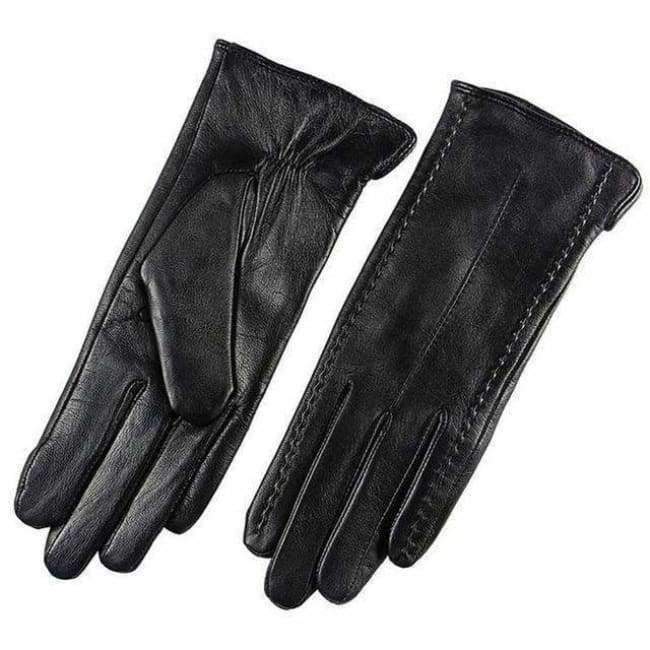 Planet+Gates+black+/+S+High+Quality+Elegant+Women+Genuine+Lambskin+Leather+Gloves+Autumn+And+Winter+Thermal+Hot+Trendy+Female+Glove+L085