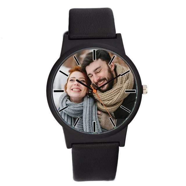 Planet+Gates+black+without+box+Lovers+watch+DIY+with+your+own+picture+Custom+clock+dial+leather+sport+casual+fashion+fit+for+men+women+creative+watch