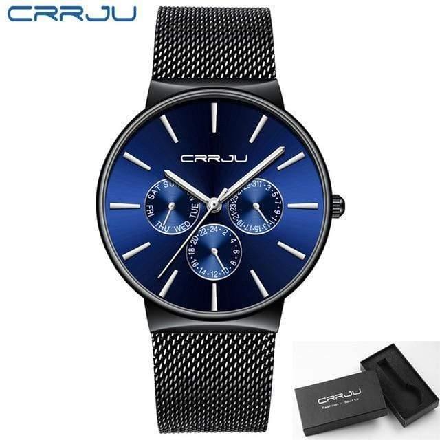 Planet+Gates+blue+Men+Watches+Waterproof+Ultra+Thin+Date+Wrist+Watch+Male+Mesh+Strap+Casual+Quartz+Clock