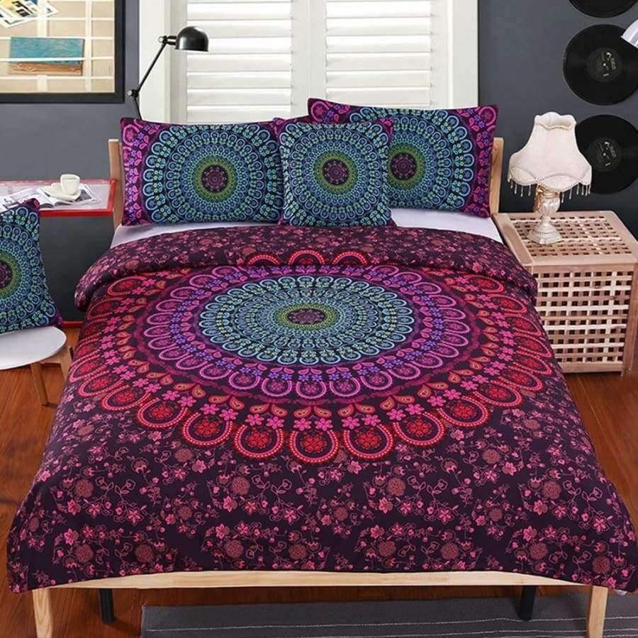 Bedding Mandala Bedding Set Queen Soft Bedclothes Twill Bohemian