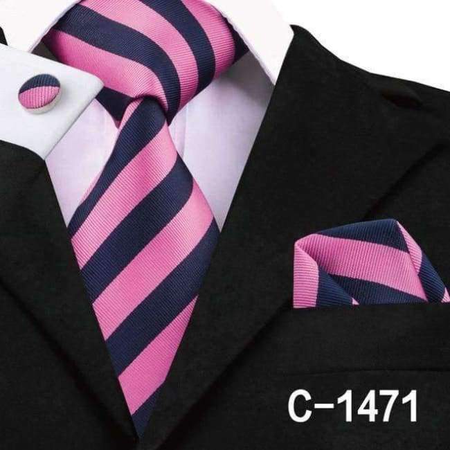 Planet+Gates+C-1471+/+China+C-557+2018+Pink+White+Mens+Ties+Set+Plaid+Gravatas+Necktie+8.5cm+Silk+Ties+for+Men+Wedding+Business+Vestidos+Corbatas+Hombre