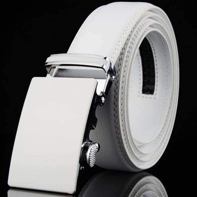 Planet+Gates+C+/+Asia+size++110CM+Men+and+Women+White+Belts+110+CM+-130+CM+Male+Belt