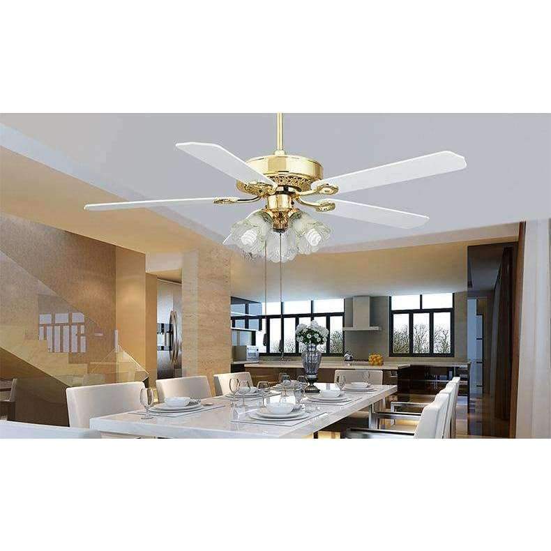 Planet+Gates+Ceiling+fan+light+simple+fashion+living+room+fan+ceiling+light+restaurant+wooden+leaves+European+ceiling+fans+52"+48"+42"