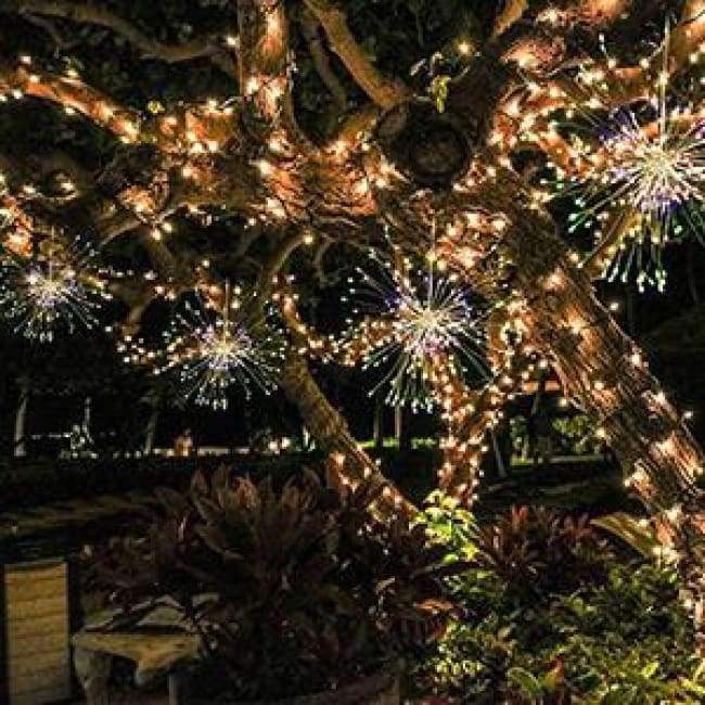 Planet+Gates+Changeable+/+40pcs+25cm+200leds+Hotxin+Solar+Powered+LED+Fairy+String+Light+120leds+200leds+Hanging+Starburst+Holiday+Light+Garden+Christmas+Wedding+Party+light