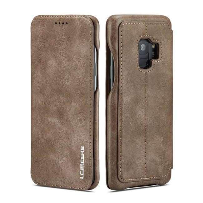 Planet+Gates+Coffee+/+For+Samsung+S9+Samsung+Galaxy+S9+Cover+Flip+Wallet+Case+Coque+Samsung+S9+Phone+Case+Luxury+Card+Holder+Leather+Cover+Etui+S9