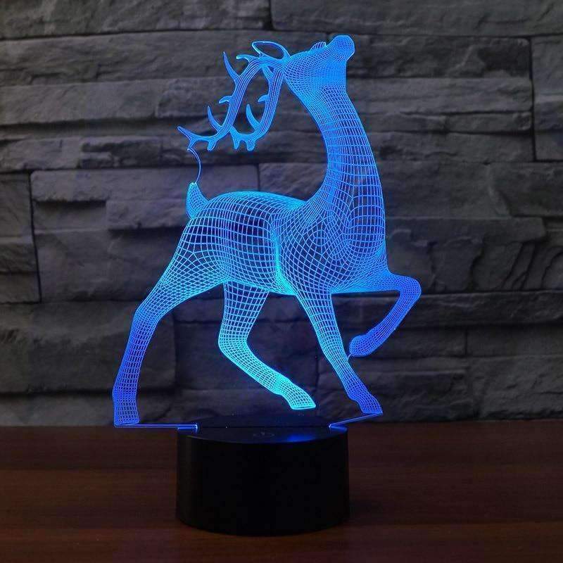 Planet+Gates+Creative+deer+shape+3D+night+light++7+Changing+Colors+touch+switch+for+home+Decor+or+gift+support+USB