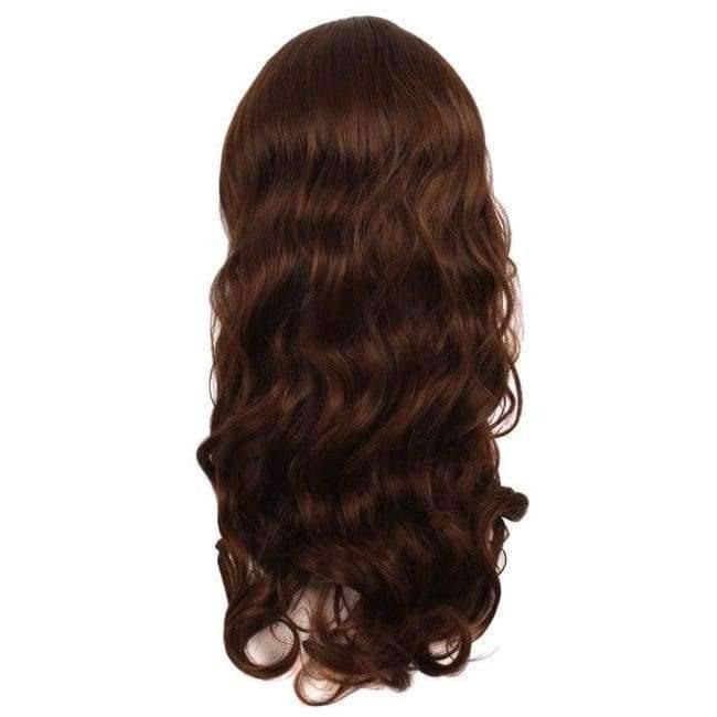 Planet+Gates+Dakr+Brown+/+24inches+/+China+Long+Wavy+Hair+Extensions+Blonde+Dark+Brown+Half+Head+Wigs+For+Women+24"+Heat+Resistent+Synthetic+Natural+False+Hair+MapofBeauty