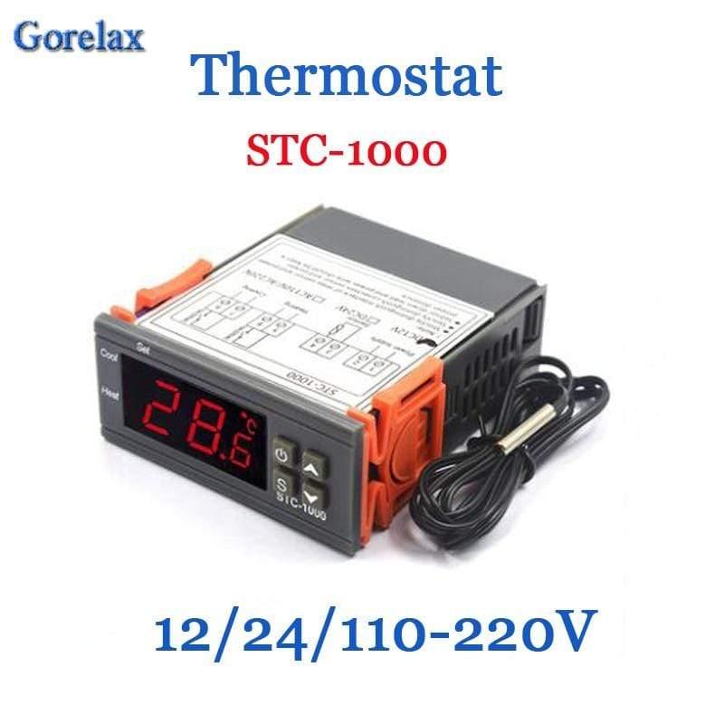 Planet+Gates+Digitalni+Termostat+Regulator+Temperature+Kontroler+12V+24V+220V+Termoregulator,+Sobni+Termostat+Inkubator+Termometro+STC+1000