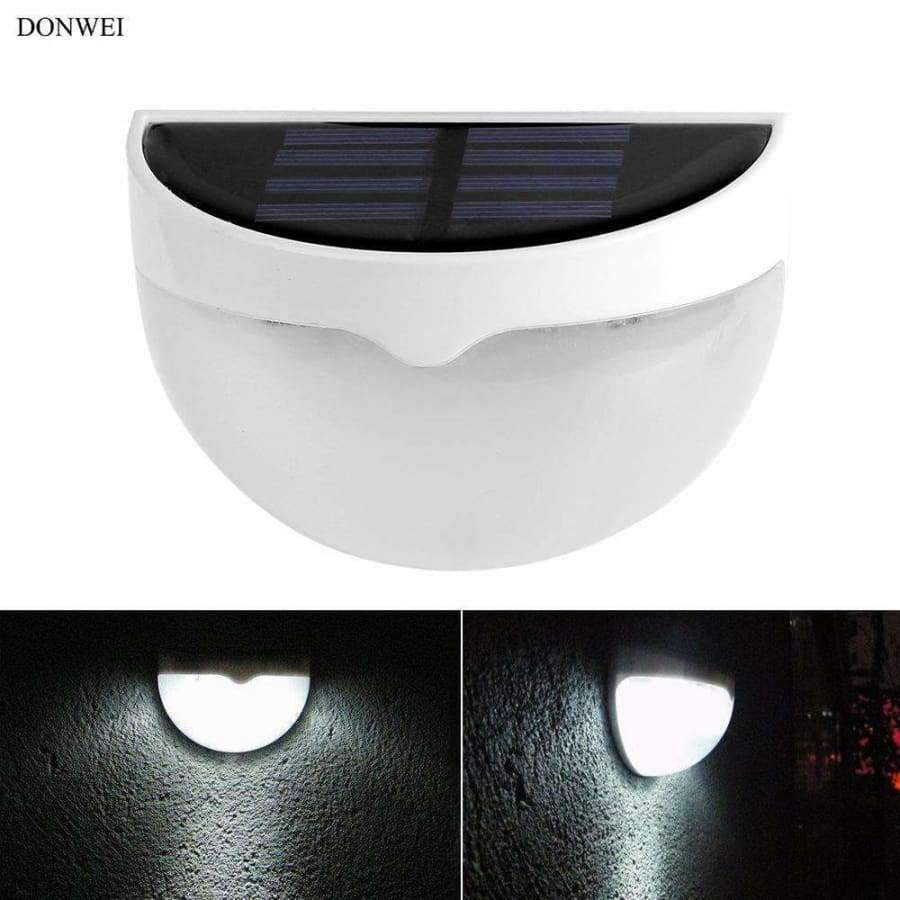 Planet+Gates+DONWEI+Outdoor+6+LED+Solar+Lamp+Automatically+Open+at+Night+Waterproof+Porch+Light+for+Garden+Fence+Lawn