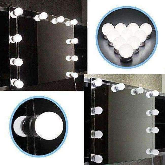 Planet+Gates+EU+Plug+/+6+Bulbs+/+Pure+White+DGHGF+Hollywood+Style,LED+Vanity+Mirror+Lights+Kit+with+Dimmable+Light+Bulbs,Lighting+Fixture+Strip+for+Makeup+Vanity+Table+Set