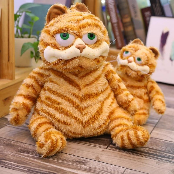 Fat Angry Cat Pehmeä pehmolelu täytetyt eläimet Lazy Foolishly Tiger iho –  Planet Gates
