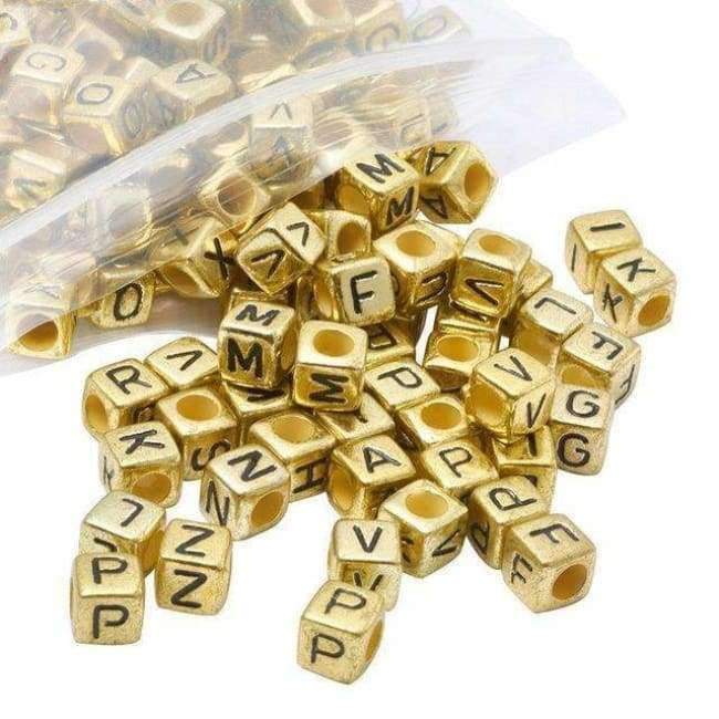 Planet+Gates+gold+/+6x6mm+500+Pcs+Acrylic+Letter+Beads+Multicolor+Alphabet+Beads+with+Letters,+"A-Z"+Cube+Beads+for+DIY+Bracelets+Necklaces+Handmade