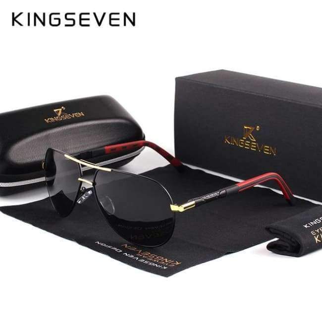 Planet+Gates+Gold+Black+KINGSEVEN+Men+Vintage+Aluminum+HD+Polarized+Sunglasses+Classic+Brand+Sun+glasses+Coating+Lens+Driving+Shades+For+Men/Wome