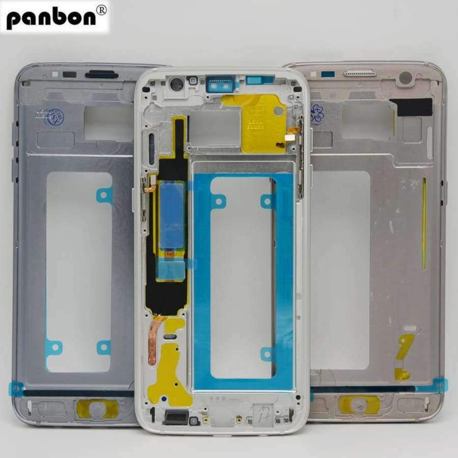 Planet+Gates+gold+Middle+frame+for+Samsung+Galaxy+S7+edge+G935+G935F+Back+Bezel+Housing+Case+Free+Tools+Replacement+Parts