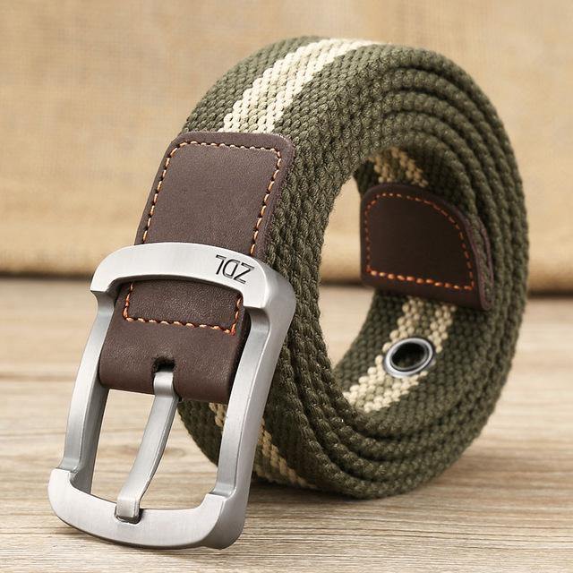 Planet+Gates+Green+stripe+/+110cm+Military+belt+outdoor+tactical+belt+men&women+high+quality+canvas+belts+for+jeans+male+luxury+casual+straps