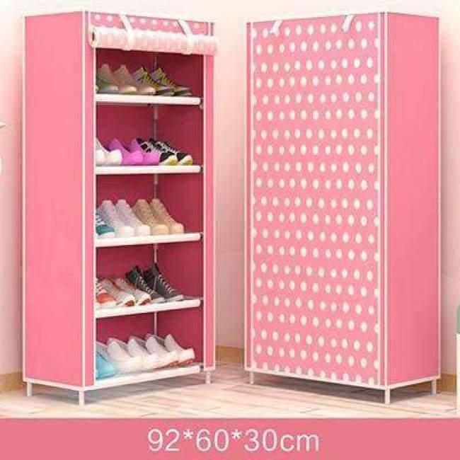 Planet+Gates+HH342200CS1+/+China+DIY+Assembly+Non-woven+Cloth+Storage+Shoe+Cabinet+Dustproof+Shoe+Rack+Space+Saver+Shoe+Organizer+Shelf+Home+Furniture