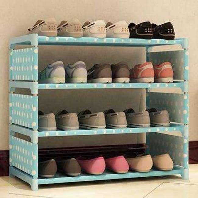 Planet+Gates+HH342700CS1+/+China+Four+Layers+Non-woven+Cloth+Simple+Shoe+Rack+Multi-purpose+Shoe+Cabinet+Books+Shelf+Toy+Plants+Storage+Shelf+Organizer+Furniture