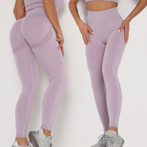Mallas de cintura alta sin costuras Push Up Leggins Deporte Mujer Fitness  Running Yoga Pantalones elásticos Gym Girl Tights Importado Go Plus