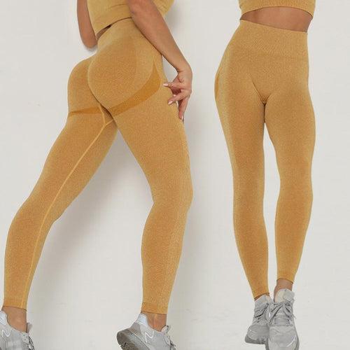 Mallas de cintura alta sin costuras Push Up Leggins Deporte Mujer Fitn –  Tienda ONNEA GELD