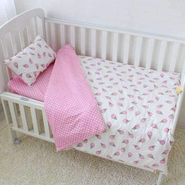 Baby+Bedding+Set+Cotton+Soft+Breathable+Crib+Kit+Include+Duvet+Cover+Pillowcase+Bed+Sheet+No+Filler+Custom+Made+Letter+Bumper+-+Planet+Gates