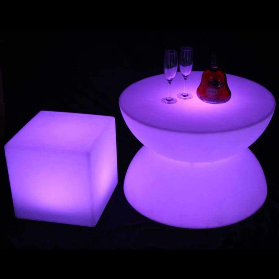 Planet+Gates+LED+glowing+table+Chair+set+Bar+Furniture+Sets+SK-LF16B+(D66*H44cm)+1pc+4pcs+LED+Cube+Chair+D40cm+free+shipping+1set