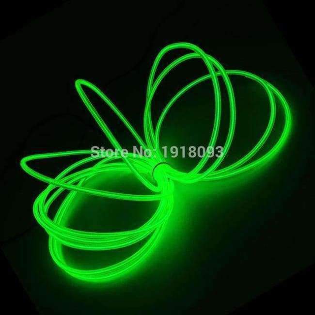 Planet+Gates+Lemon+Green+/+0-5W+DC-5V+Light-up++10+Colors+Choice+5Meter+3.2mm+Flexible+EL+Wire+Cable+LED+Strip+Neon+Glowing+Light+for+Car+Festival+Decor