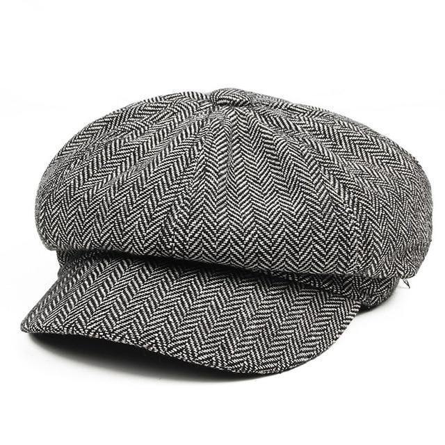 Planet+Gates+light+gray+Men's+Panel+Tweed+Newsboy+Caps+Format+fitting+Driving+Hat+Khaki+Gray