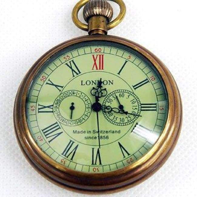 Planet+Gates+London+1856's+Antique+5+Hands+Mechanical+Pocket+Watch