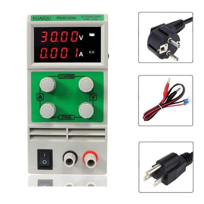 Planet+Gates+Mini+Adjustable+DC+Power+Supply+laboratory+Power+Supply+Digital+Variable+Voltage+regulator+30V+10A+4+led+display+PS3010DM