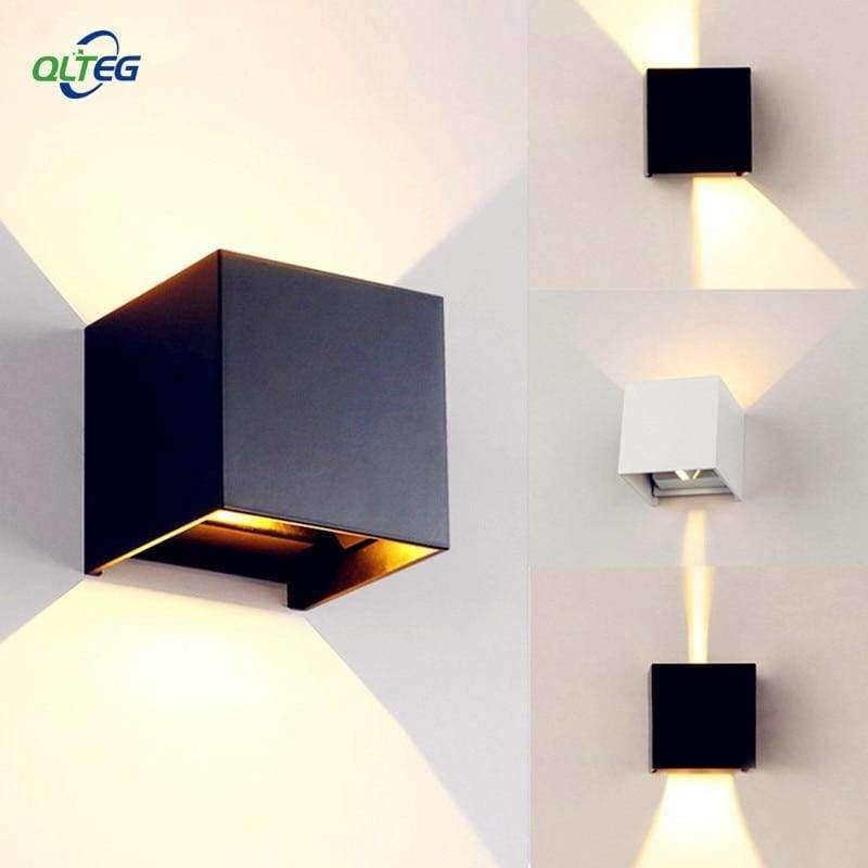 Planet+Gates+Modern+Brief+Cube+Adjustable+Surface+Mounted++LED+Wall+Lamps+Outdoor+Waterproof+IP65+Aluminum+Wall+Lights+up+down+Garden+Lights