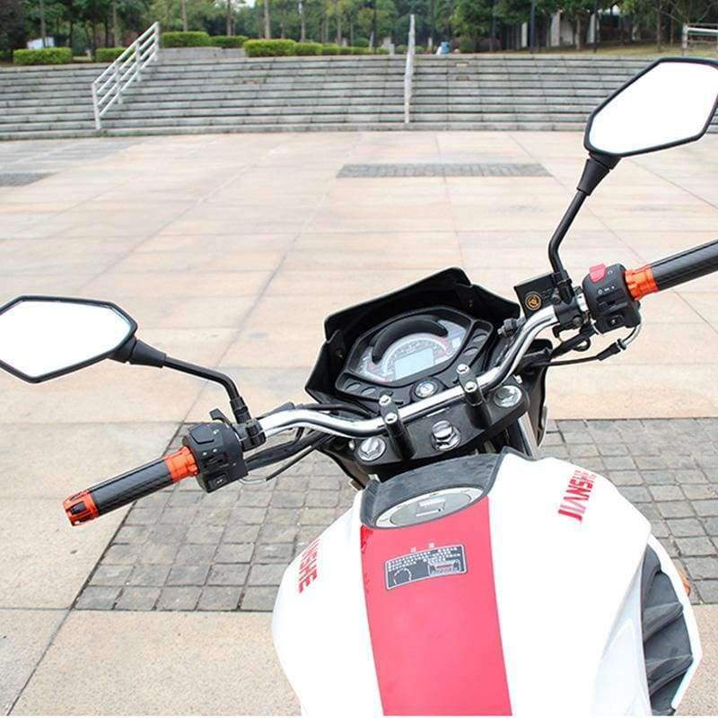 Planet+Gates+Motorcycle+Rear+view+Mirror+handlebar+mirrors+Scooter+Parts+Motorcycle+Motorbike+E-bike+Side+Mirrors+&+Accessories+10mm+Screw