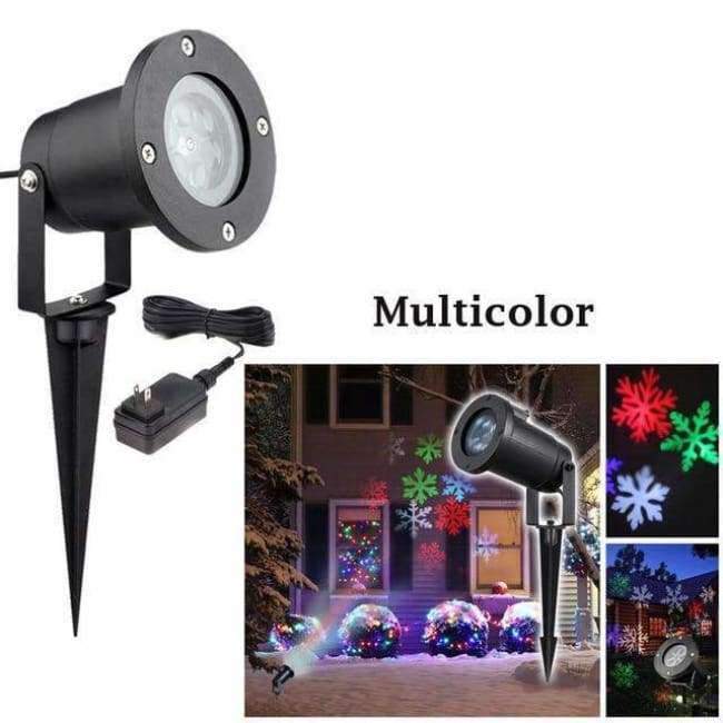 Planet+Gates+Multicolor+/+EU+plug+Holiday+Lighting+Christmas+Snowflake+projector+Outdoor+led+lawn+light+Waterproof+for+Garden+decor+White+RGB+with+Power+plug