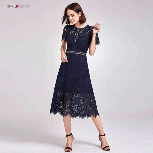 Planet+Gates+Navy+Blue+/+4+/+China+Cocktail+Dresses+Ever+Pretty+AS05922+Women's+Cheap+A-line+Lace+Short+Sleeve+Cut-out+Plus+Size+Modest+Party+Dresses