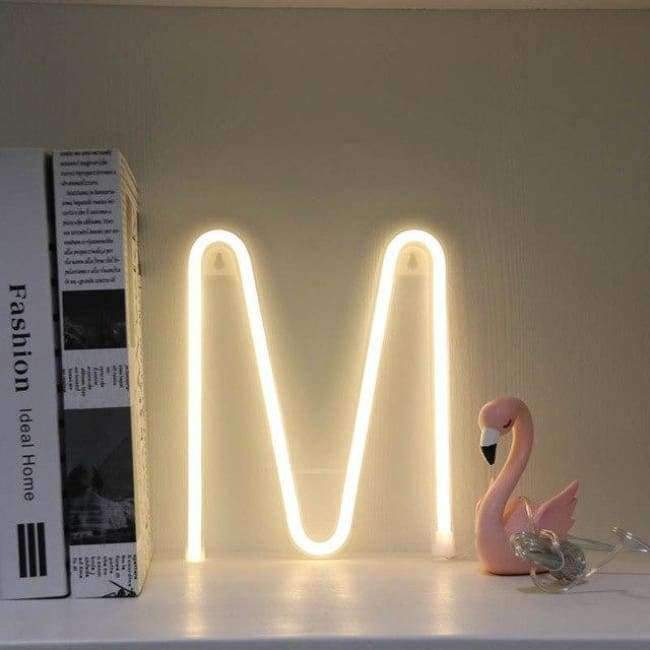 Planet+Gates+Neon+Alphabet+M+Lamp+26+Letters++LED+Night+Light+For+Birthday+Wedding+Party+Bedroom+Wall+Hanging+Decor
