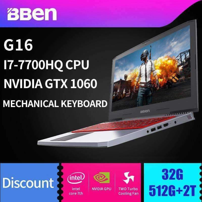 Planet+Gates+No+Ram+No+SSD+HDD+/+Intel+I7+BBEN+G16+Win10+Gaming+Laptop+1920*1080+IPS+Intel+I7+7700HQ+Kabylake+NVIDIA+GTX1060+8G/16G/32G+RAM+Memory++SSD+HDD+WIFI+Backlit