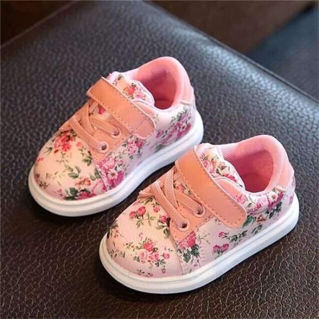 Planet+Gates+Pink+/+2+Cute+Flower+Baby+Girls+Shoes+Comfortable+Leather+Kids+Sneakers+For+Girl+Toddler+Newborn+Shoes+Soft+Bottom+First+Walker