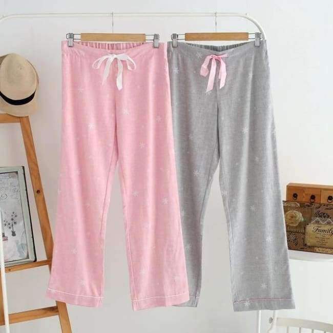 Planet+Gates+Pink+/+S+Thicken+100%+cotton+women+sleep+bottoms+loose+plus+size+night+trousers+sleepwear+pyjama+bottoms+women+pajama+pants+cotton