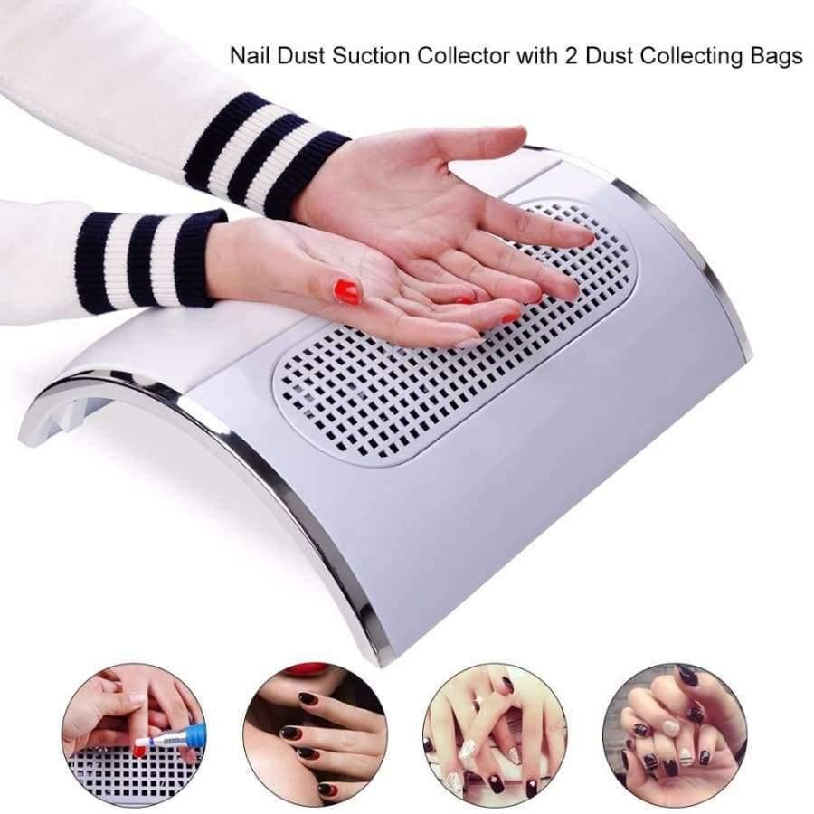 Planet+Gates+Powerful+Nail+Dust+Suction+Collector+with+3+Fan+Vacuum+Cleaner+Manicure+Tools+with+2+Dust+Collecting+Bags