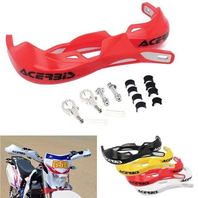 Planet+Gates+Red+1+Pair+22mm+28mm+Motocross+Hand+Handlebar+Handle+bar+Guards+Handguard+Motocross+Off+Road+Accessories+Durable