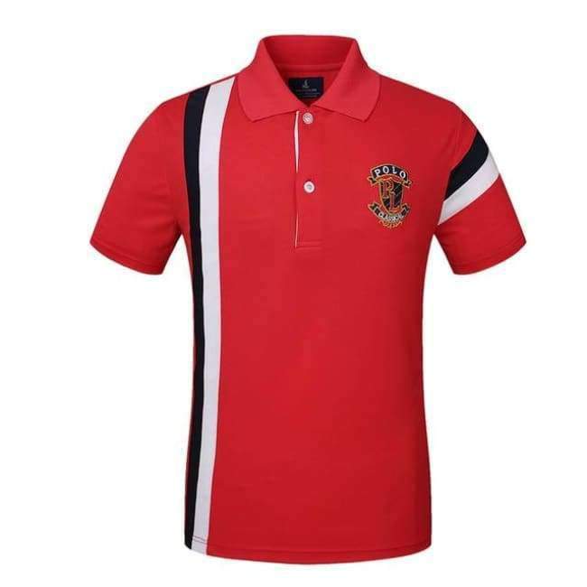 Planet+Gates+Red+/+M+T-Shirt+Men+Golf+Polo+Cotton+Tops+&+Tees+Short+Sleeve+Golf+Shirts+Quick+Dry+Fit+Plus+Size+M-XXX