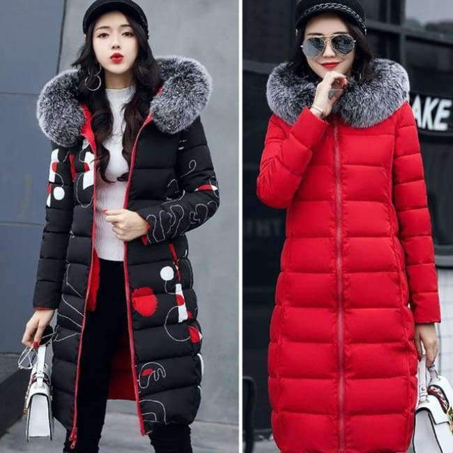 Planet+Gates+Red+/+M+Woman+Winter+Jacket+Women's+Coat+Plus+Size+3XL+Padded+long+Parka+Outwear+for+women+Jaquata+Feminina+Inverno