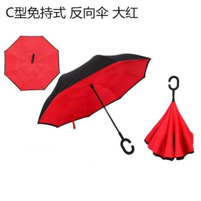 Planet+Gates+red+Reverse+Folding+Double+Layer+Inverted+Umbrella+Self+Stand+rain/sun+women/men+high+quality+2017+Child+dropshipping