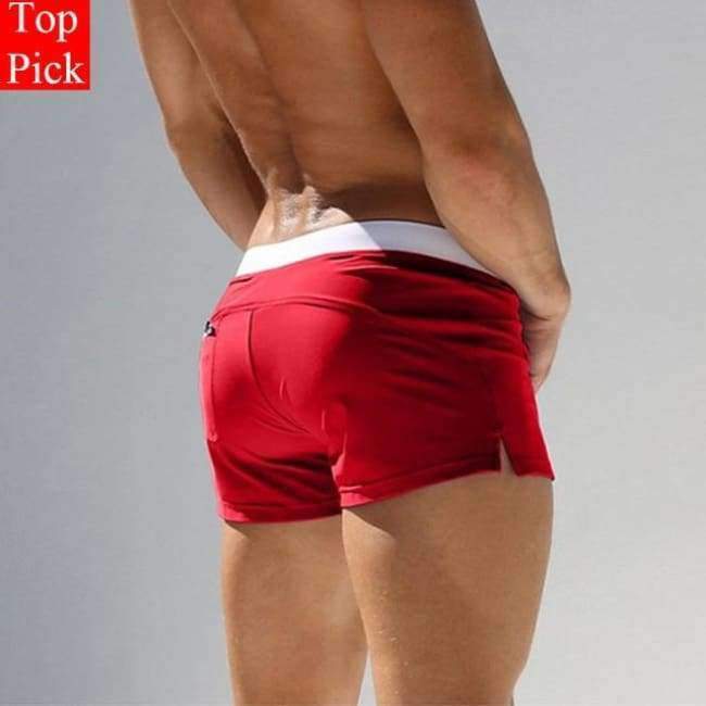 Planet+Gates+Red+/+S+TOPPICK+New+Swimwear+men+swimsuit+Sexy+swimming+trunks+sunga+hot+mens+swim+briefs+Beach+Shorts+mayo+sungas+de+praia+homens