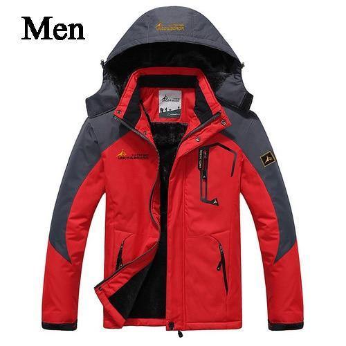 Planet+Gates+red+/+XL+Men's+Winter+Jacket+Men+Waterproof+Windproof+Parka+Male+Snow+Defence+Thick+Coats+Mens